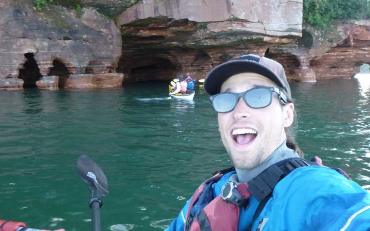 kayaking trip for adults in apostle islands